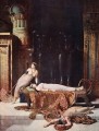 La muerte de Cleopatra 1910 John Collier Orientalista prerrafaelita